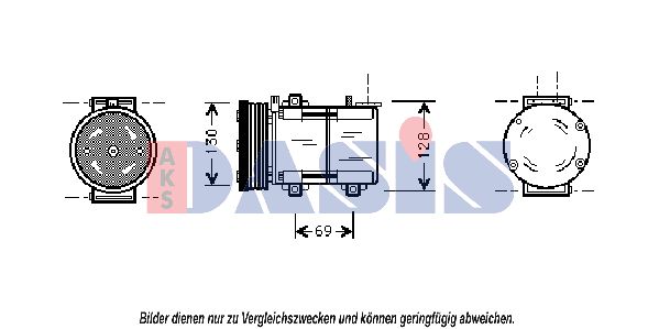 AKS DASIS kompresorius, oro kondicionierius 851016N